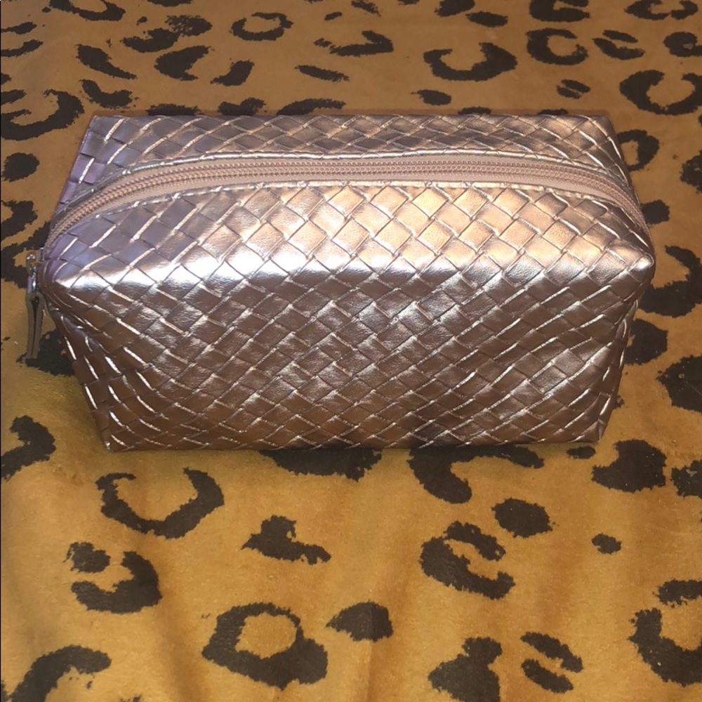 Rose Gold makeup bag